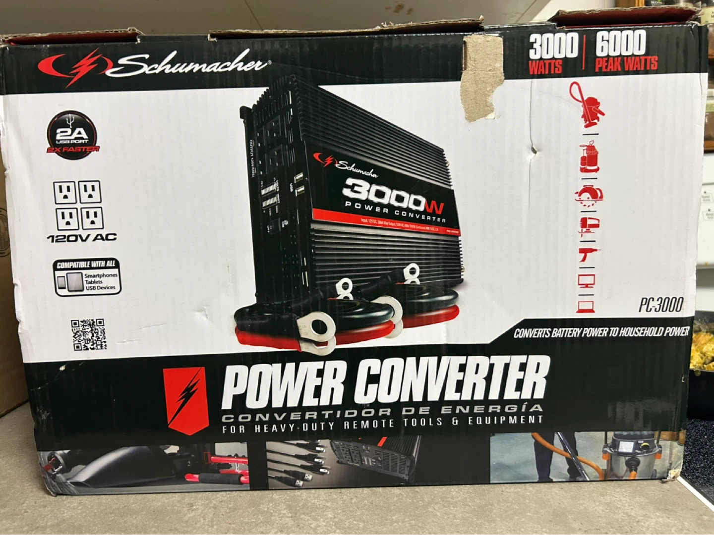 Schumacher PC-3000 3000W Power Inverter - photo 2
