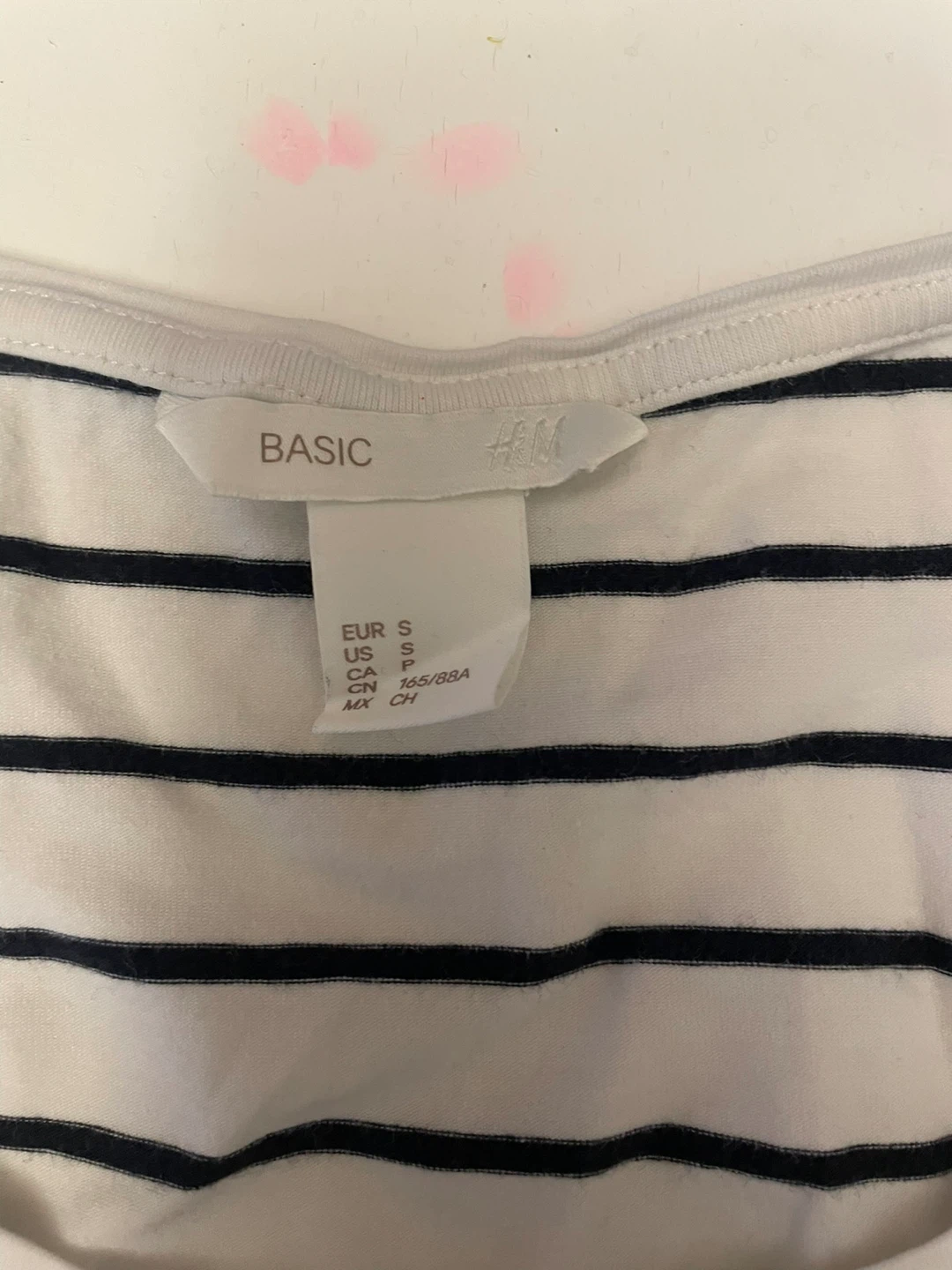 H&M Basic Striped Top Size S - photo 2