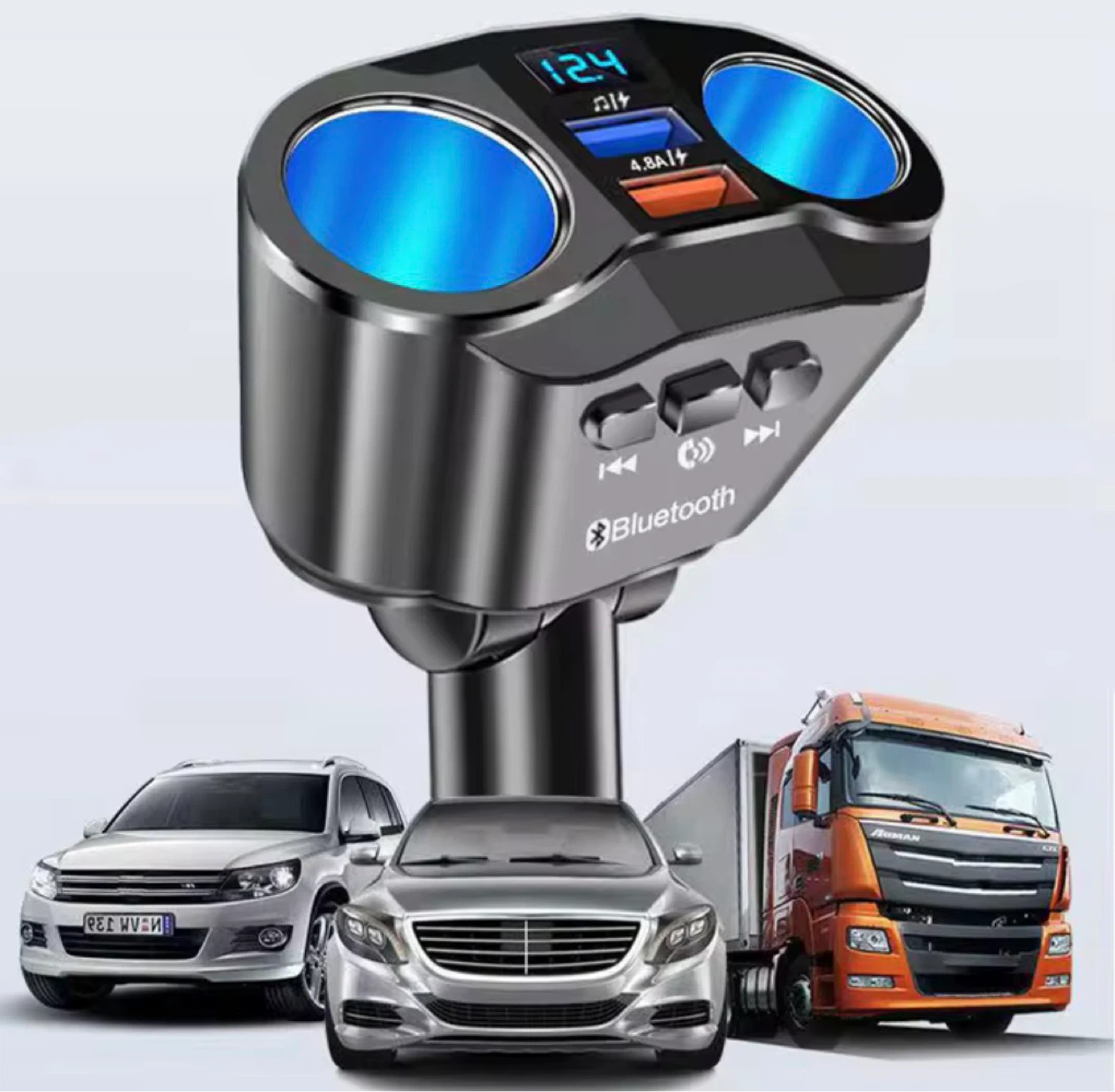 Fast charger with Bluetooth