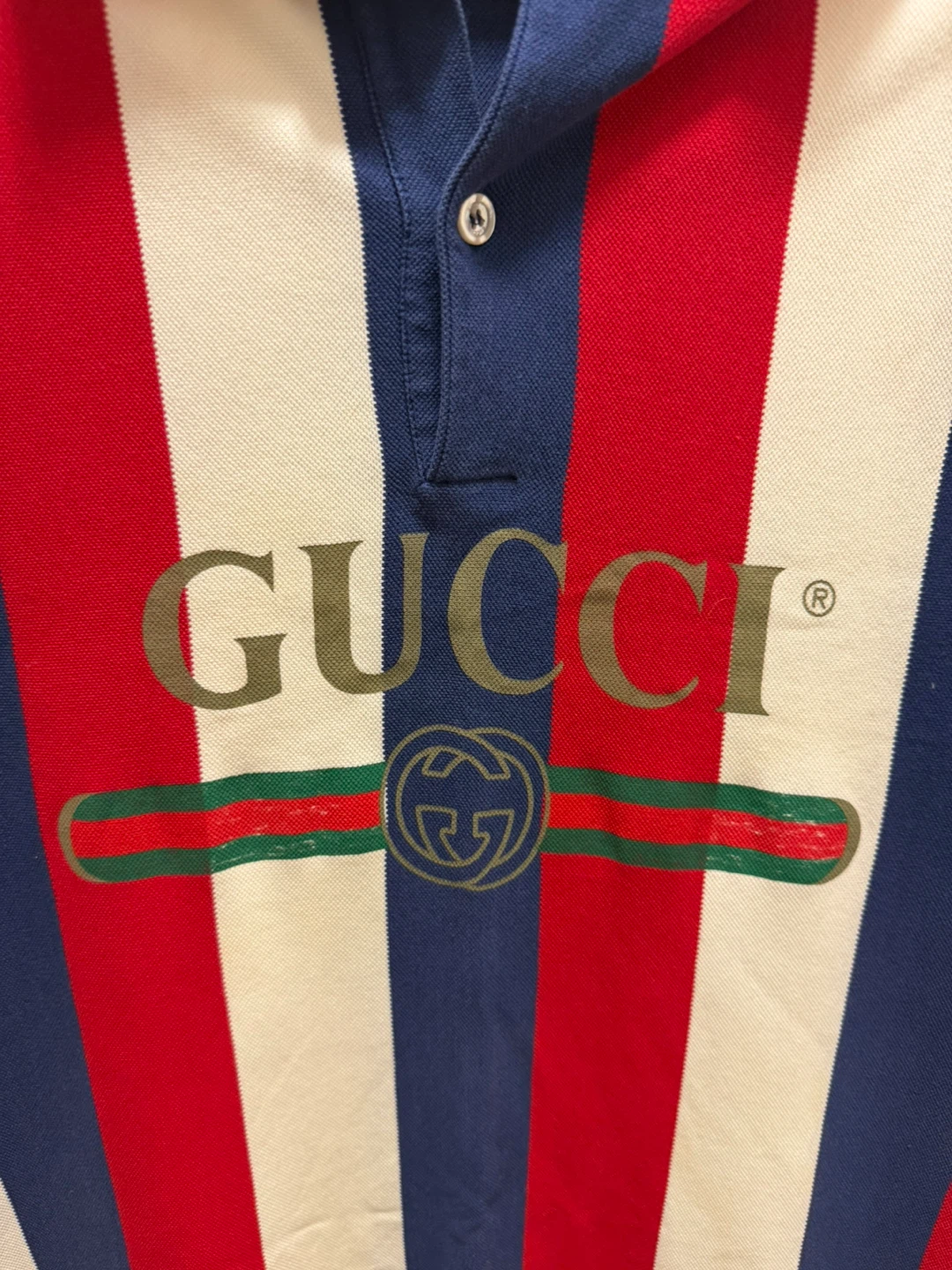 GUCCI Striped Polo Shirt - photo 2