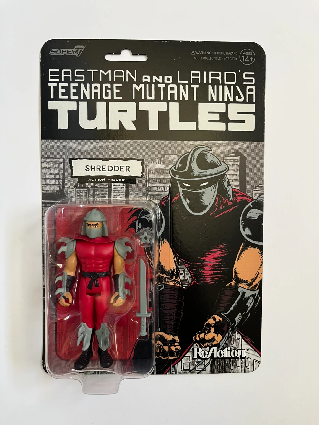 Super7 ReAction Teenage Mutant Ninja Turtles Shredder
