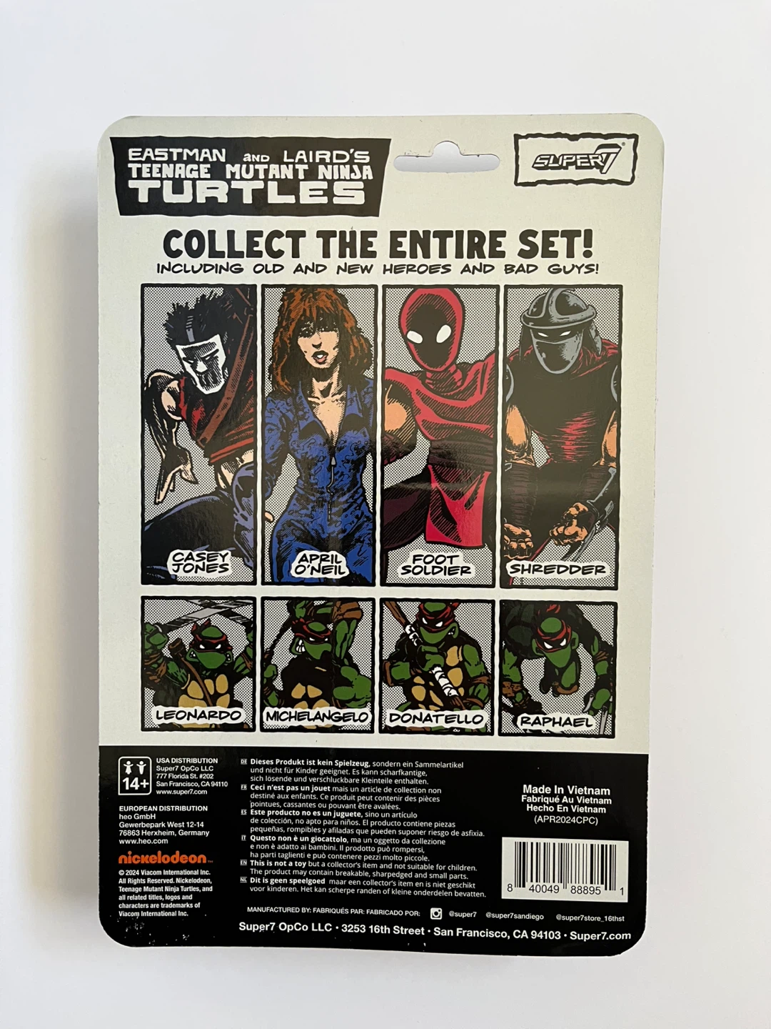 Super7 ReAction Teenage Mutant Ninja Turtles Shredder - photo 2