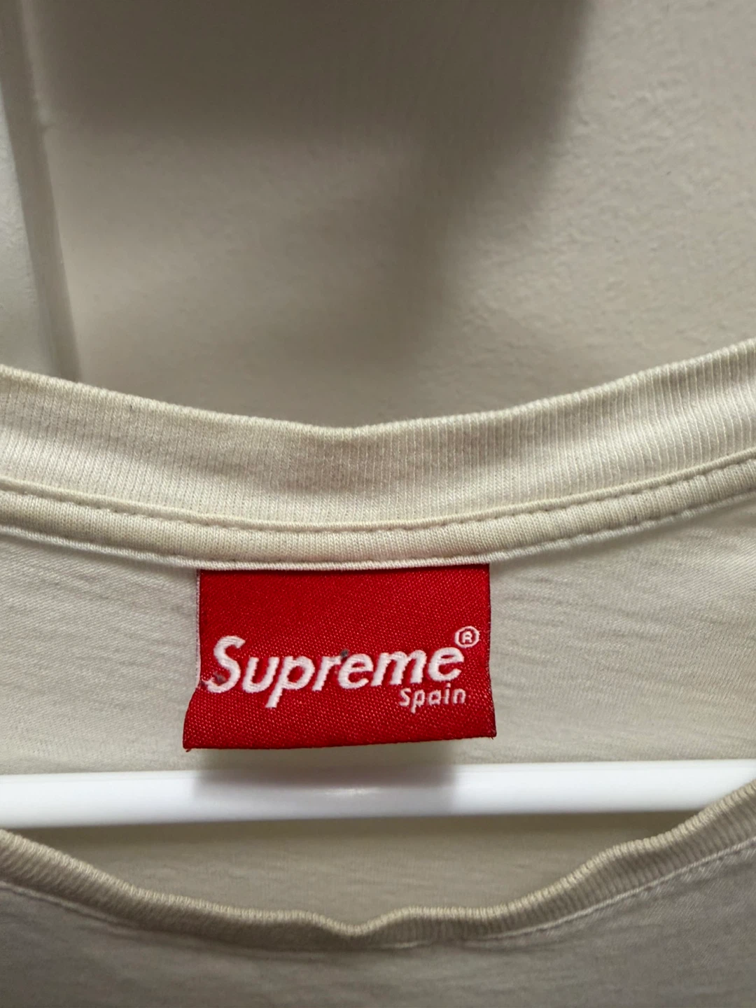Supreme Box Logo T-Shirt Cream - photo 3