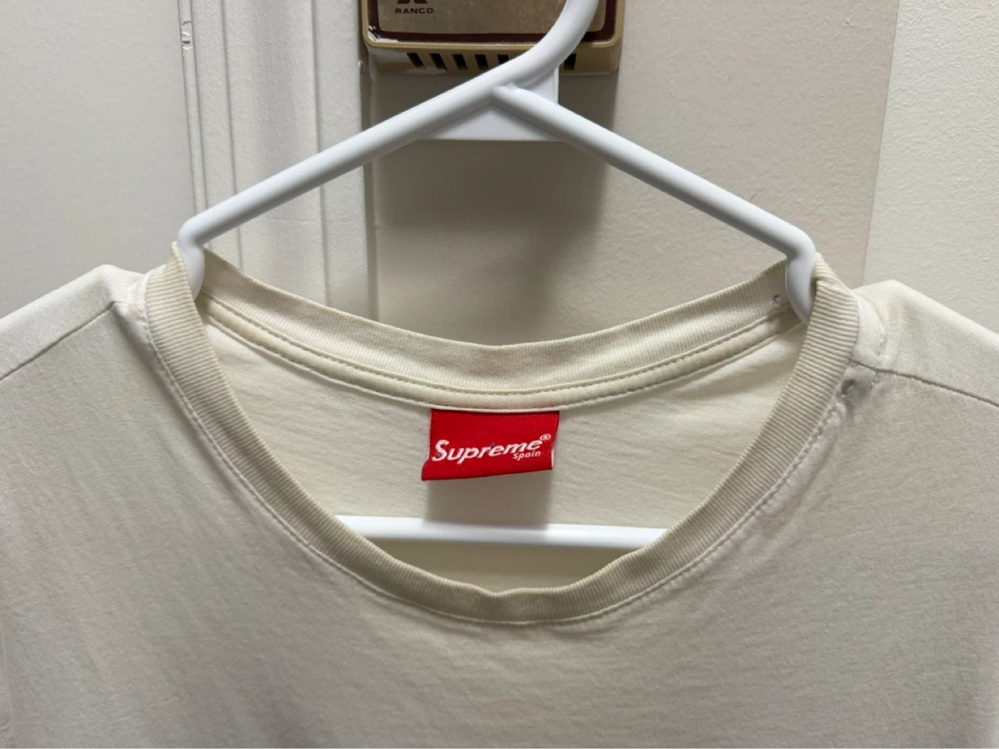 Supreme Box Logo T-Shirt Cream - photo 4