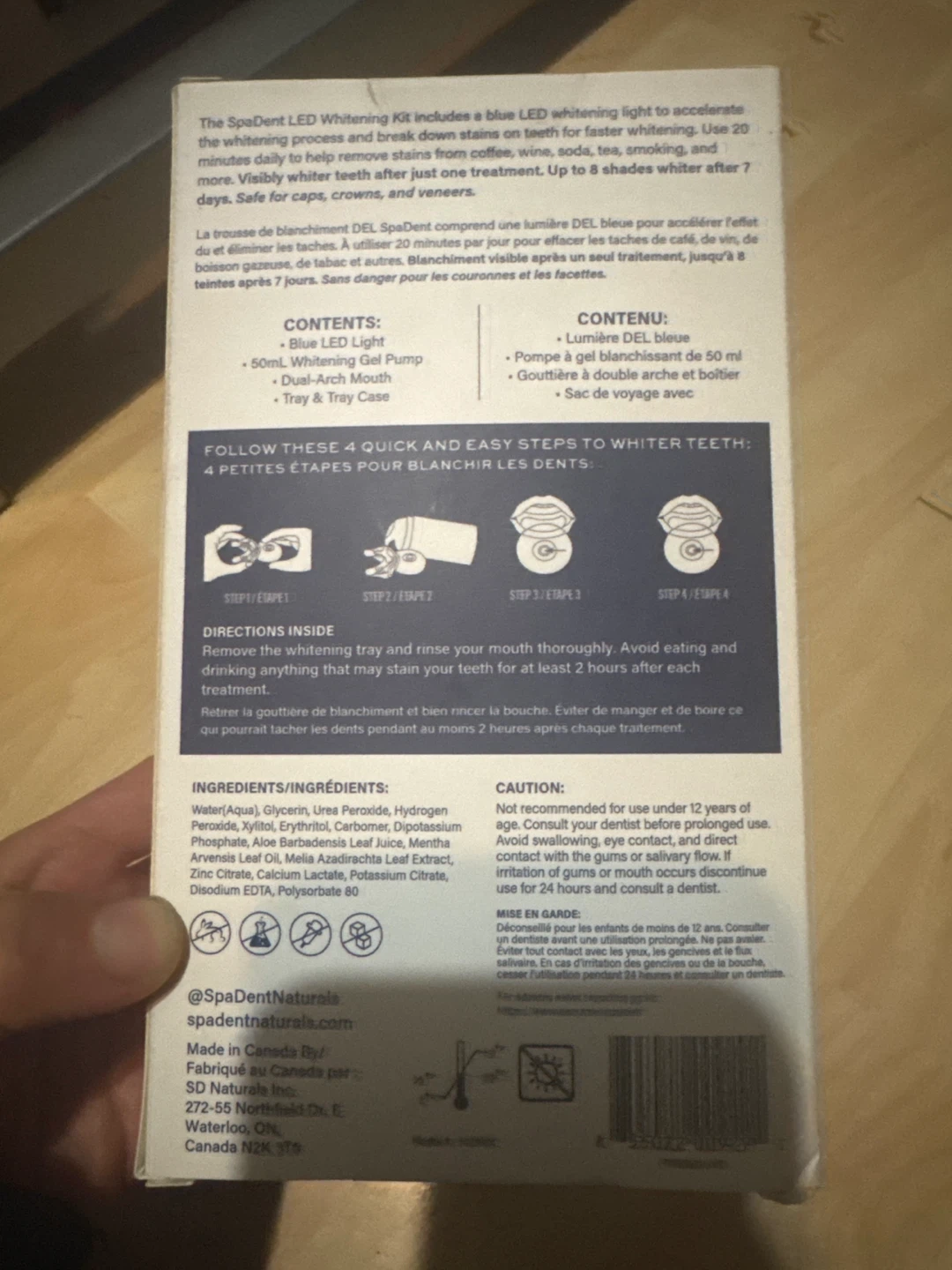 SpaDent Light Activated Professional Teeth Whitening Kit - photo 3