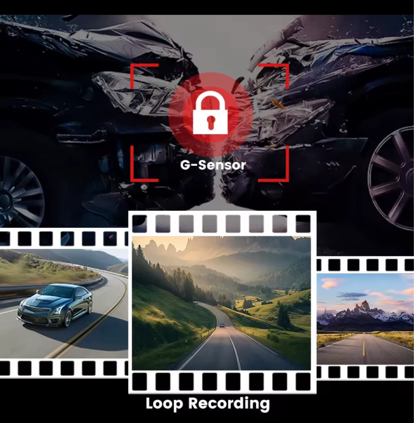 4K Dash Cam with Wifi and GPS tracking - photo 4