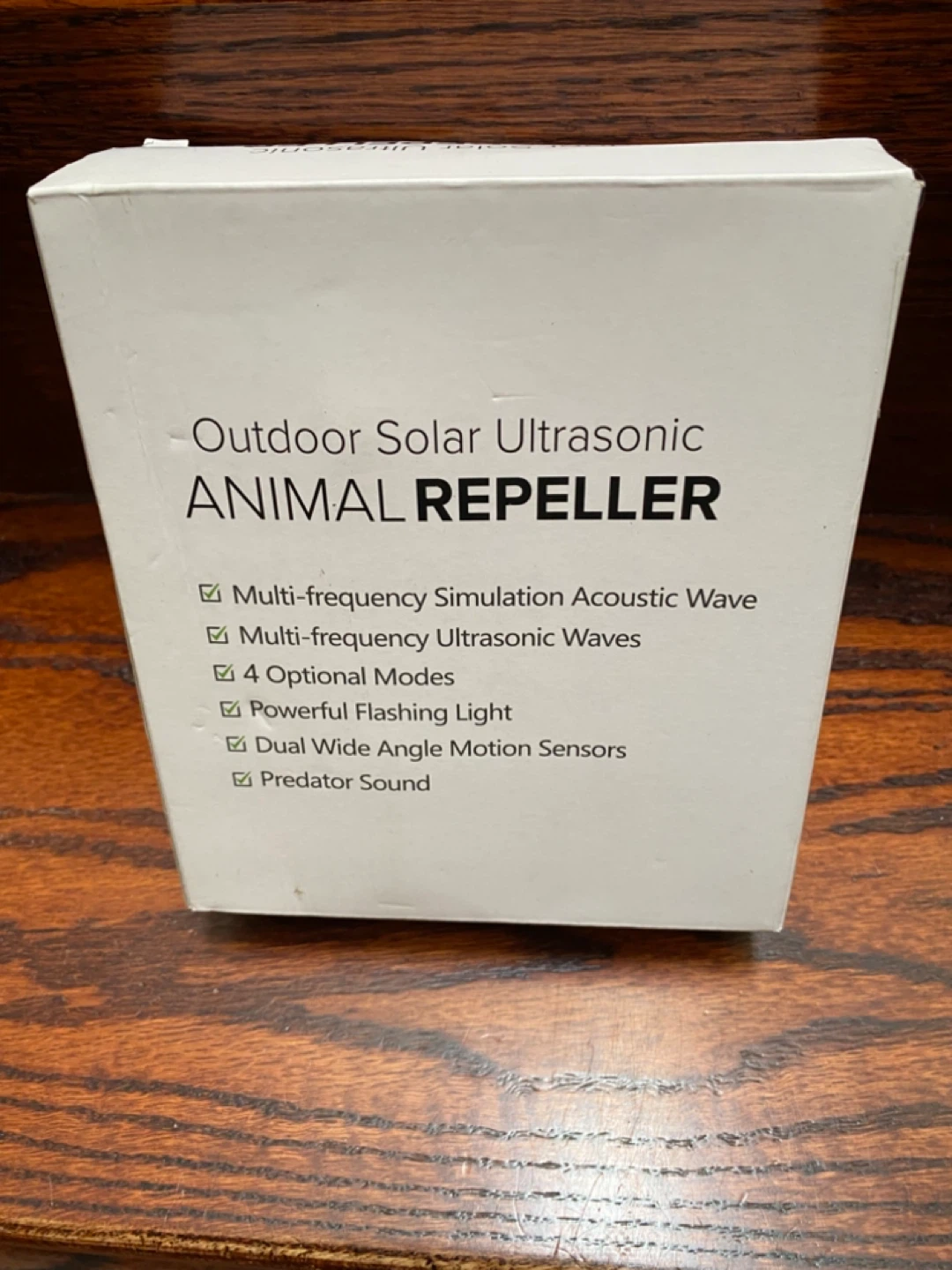 Outdoor Solar Ultrasonic Animal Repeller - photo 3