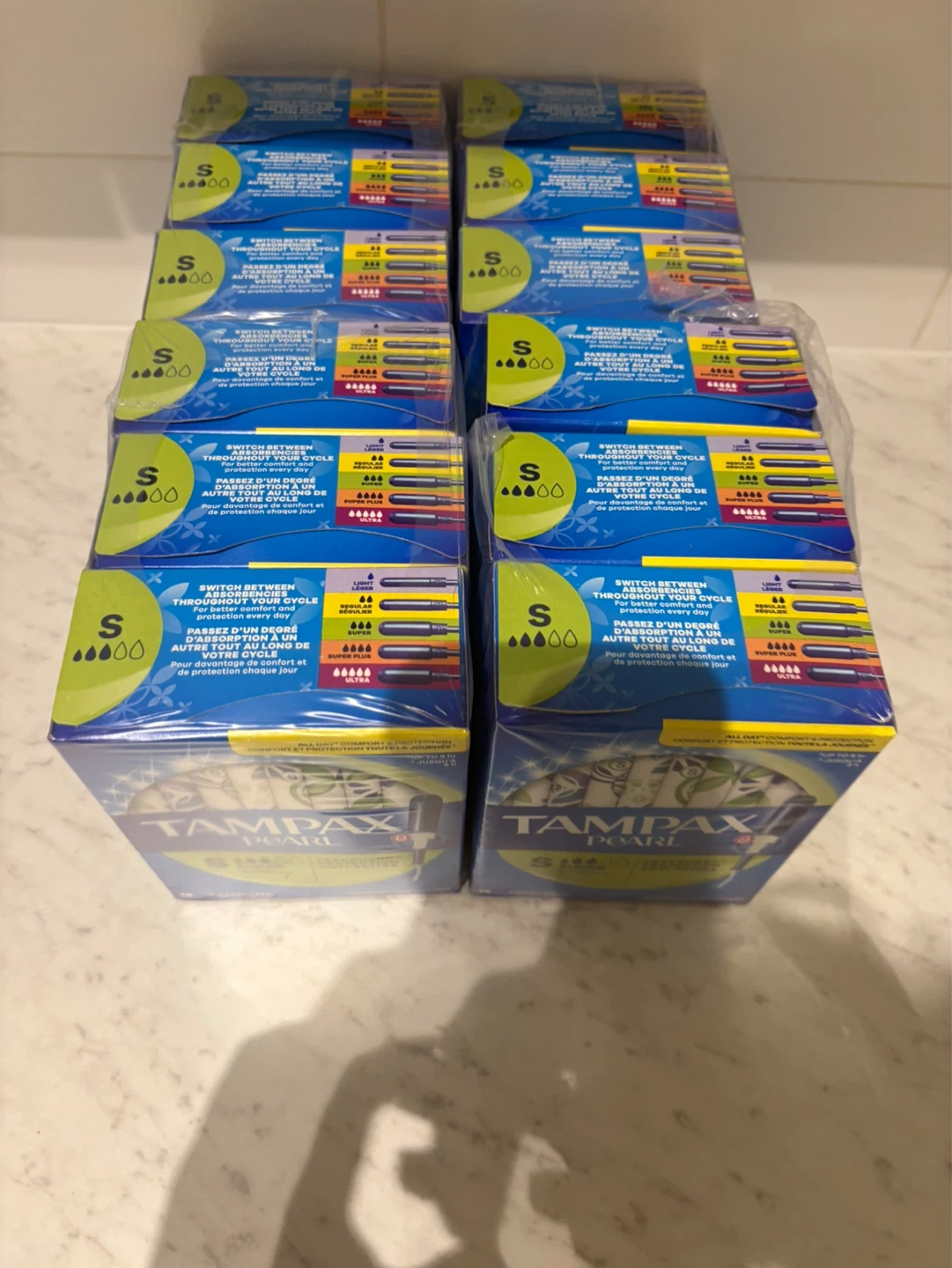 Tampax Pearl Super Unscented Tampons - 18 Count (Pack of 12) - photo 2