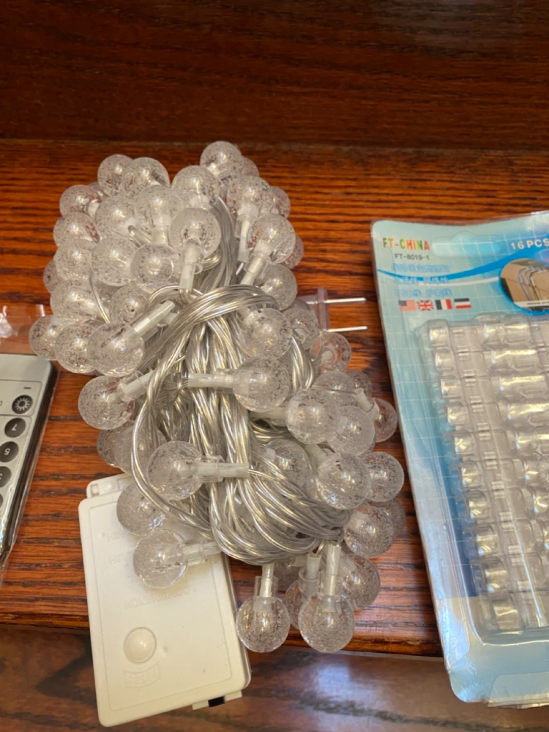 String Lights with Remote and Clips - photo 2