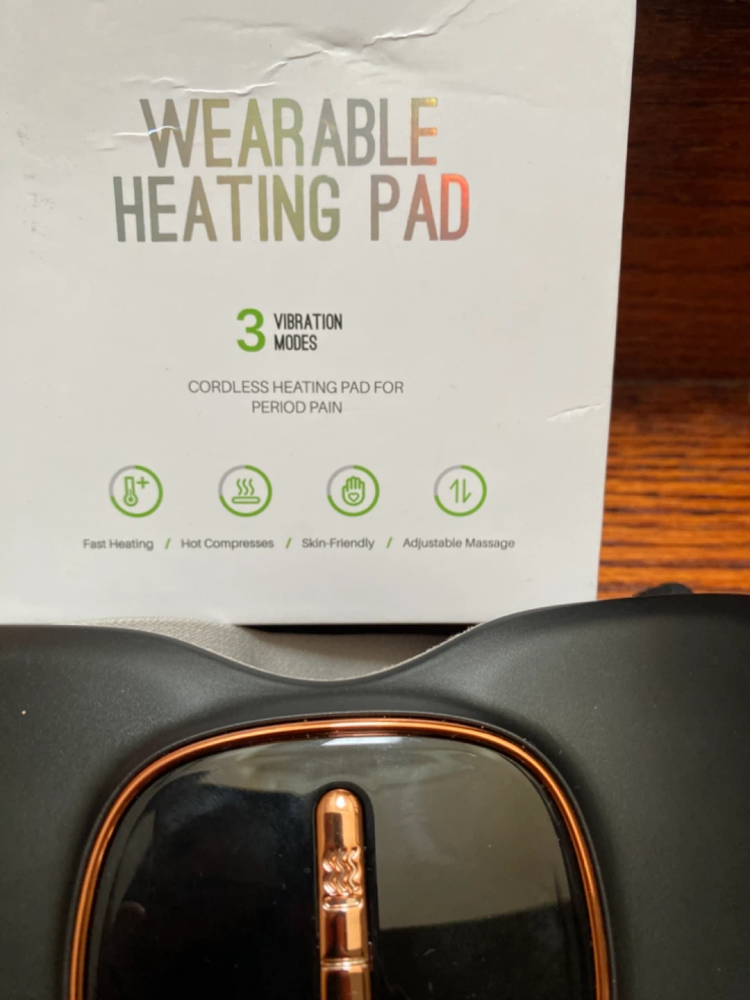 Wearable Heating Pad for Period Pain - Cordless & Adjustable - photo 2