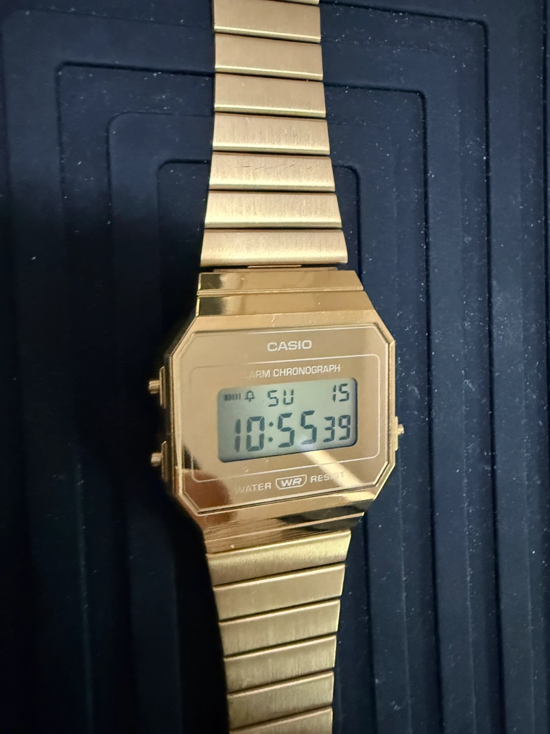 Casio vintage Digital Gold Tone Watch - photo 2