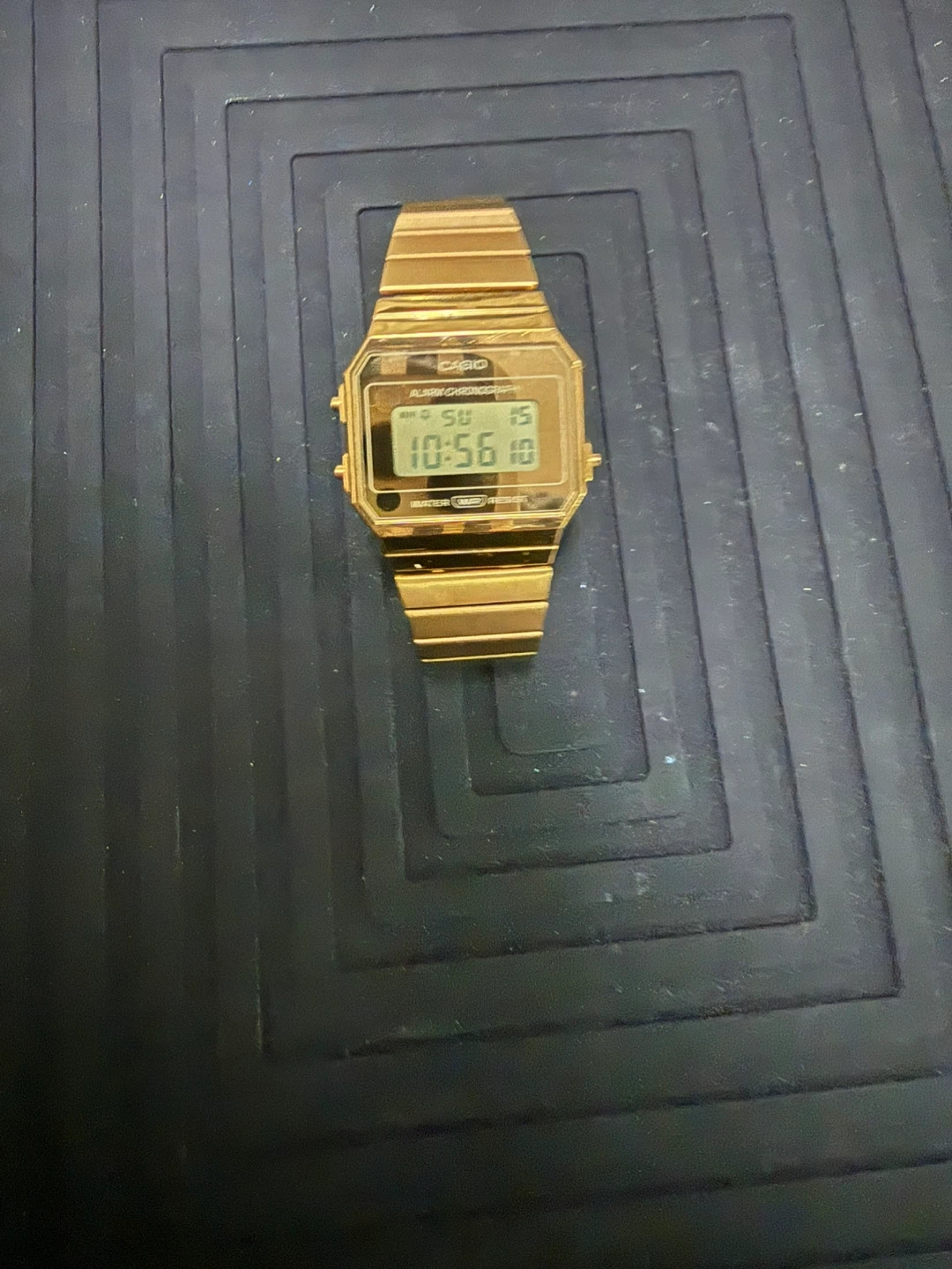 Casio vintage Digital Gold Tone Watch - photo 3