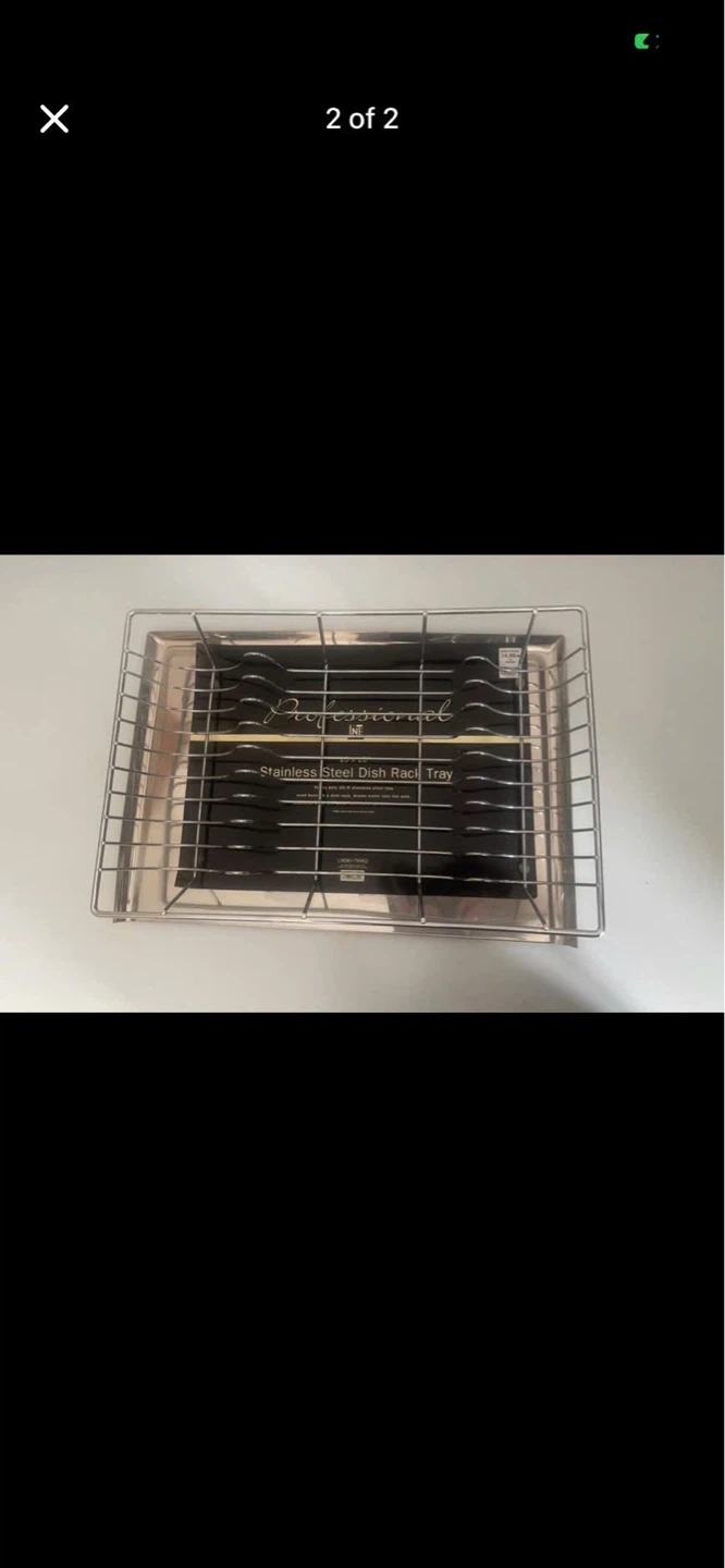 INT Professional Stainless Steel Dish Rack Tray