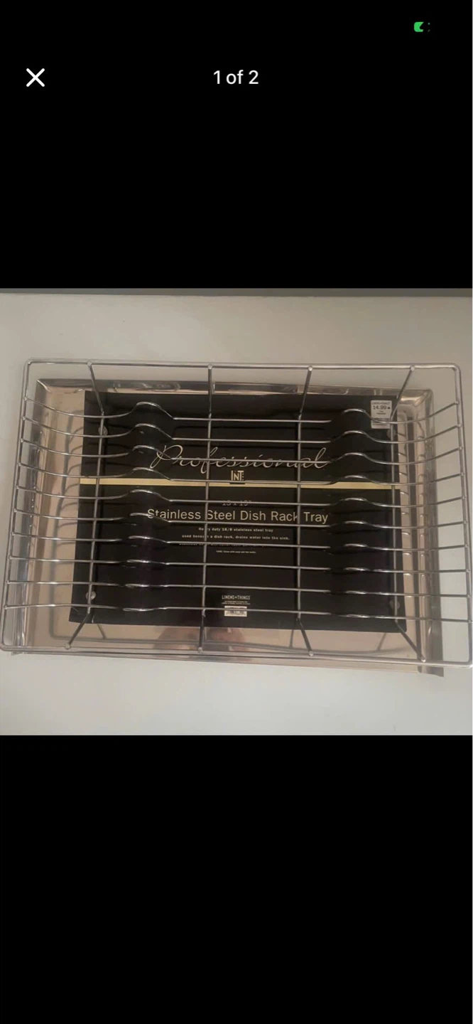 INT Professional Stainless Steel Dish Rack Tray - photo 2