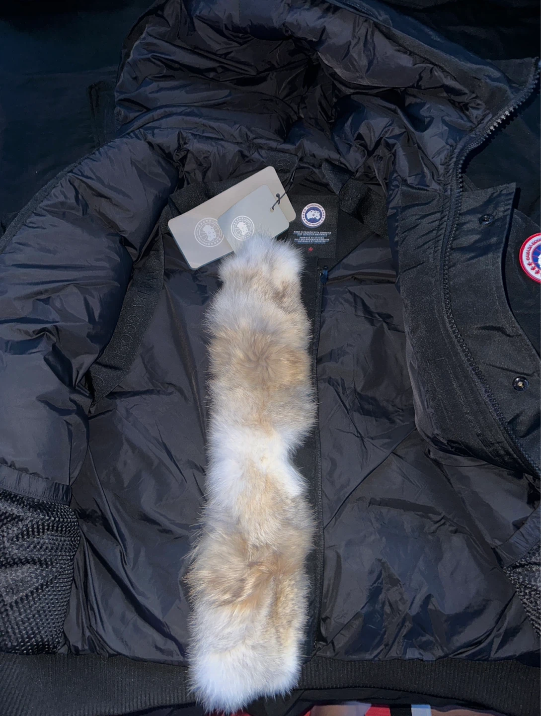 Canada goose jacket with fur - photo 2
