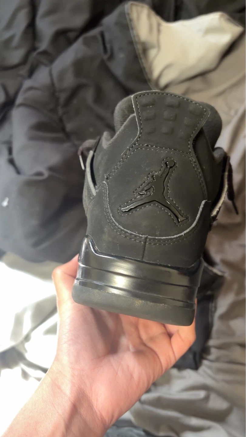 Air Jordan 4 Retro Black black cats - photo 4