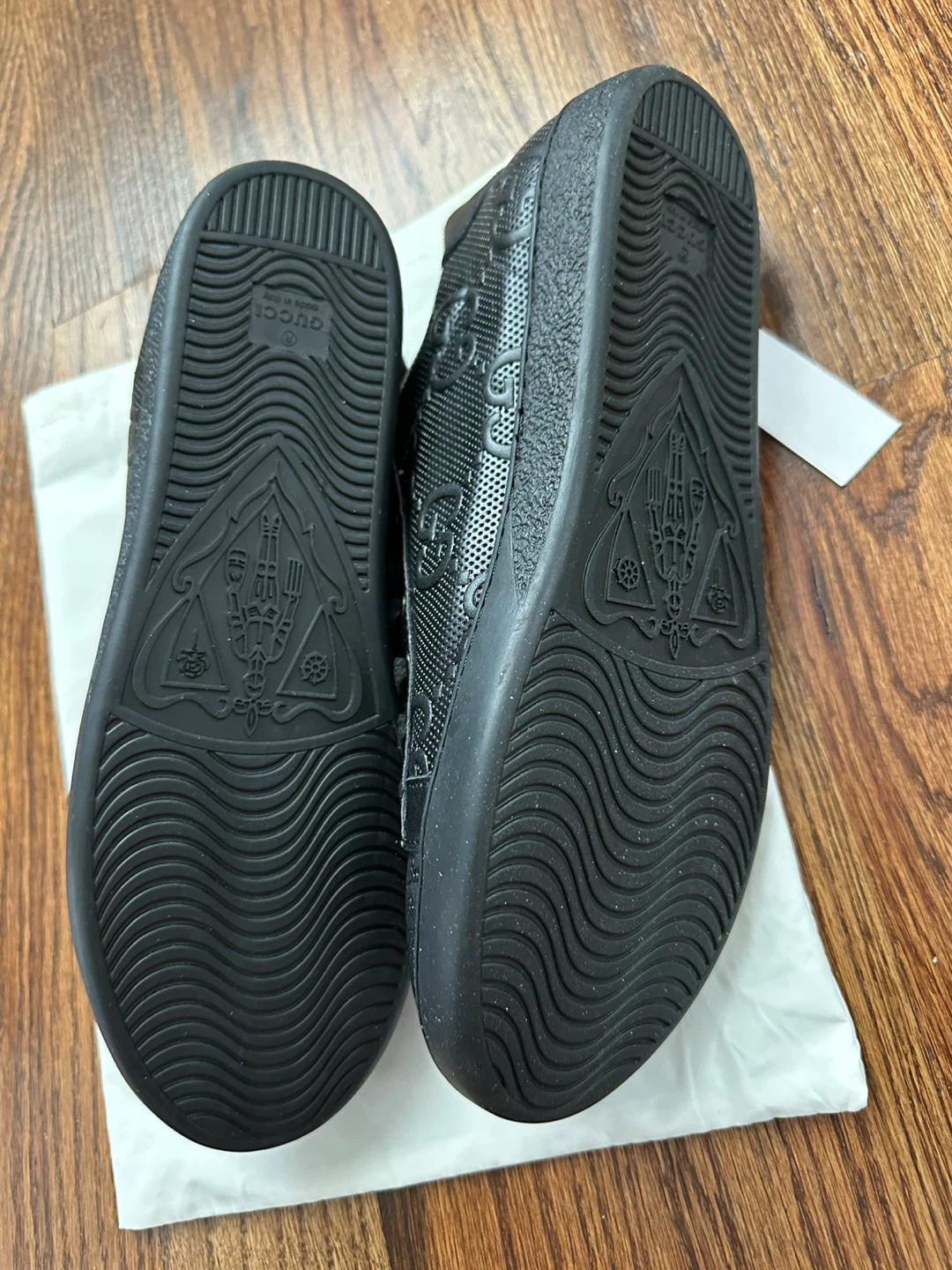 Men’s  Black Leather Sneakers - photo 5