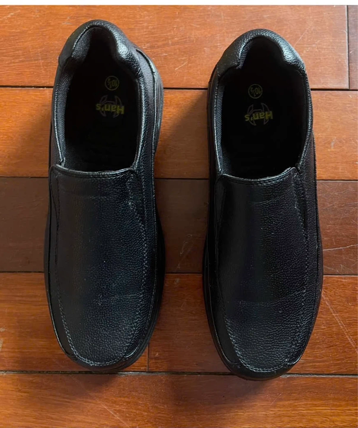 Han's Black Slip-On Shoes - Size 10.5
