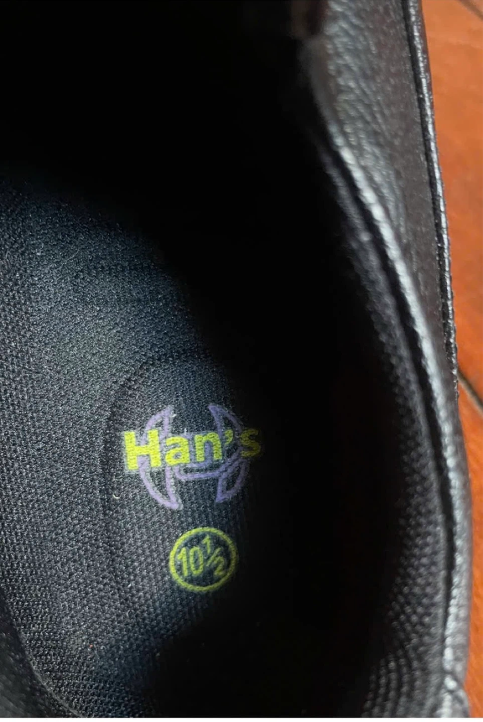 Han's Black Slip-On Shoes - Size 10.5 - photo 3