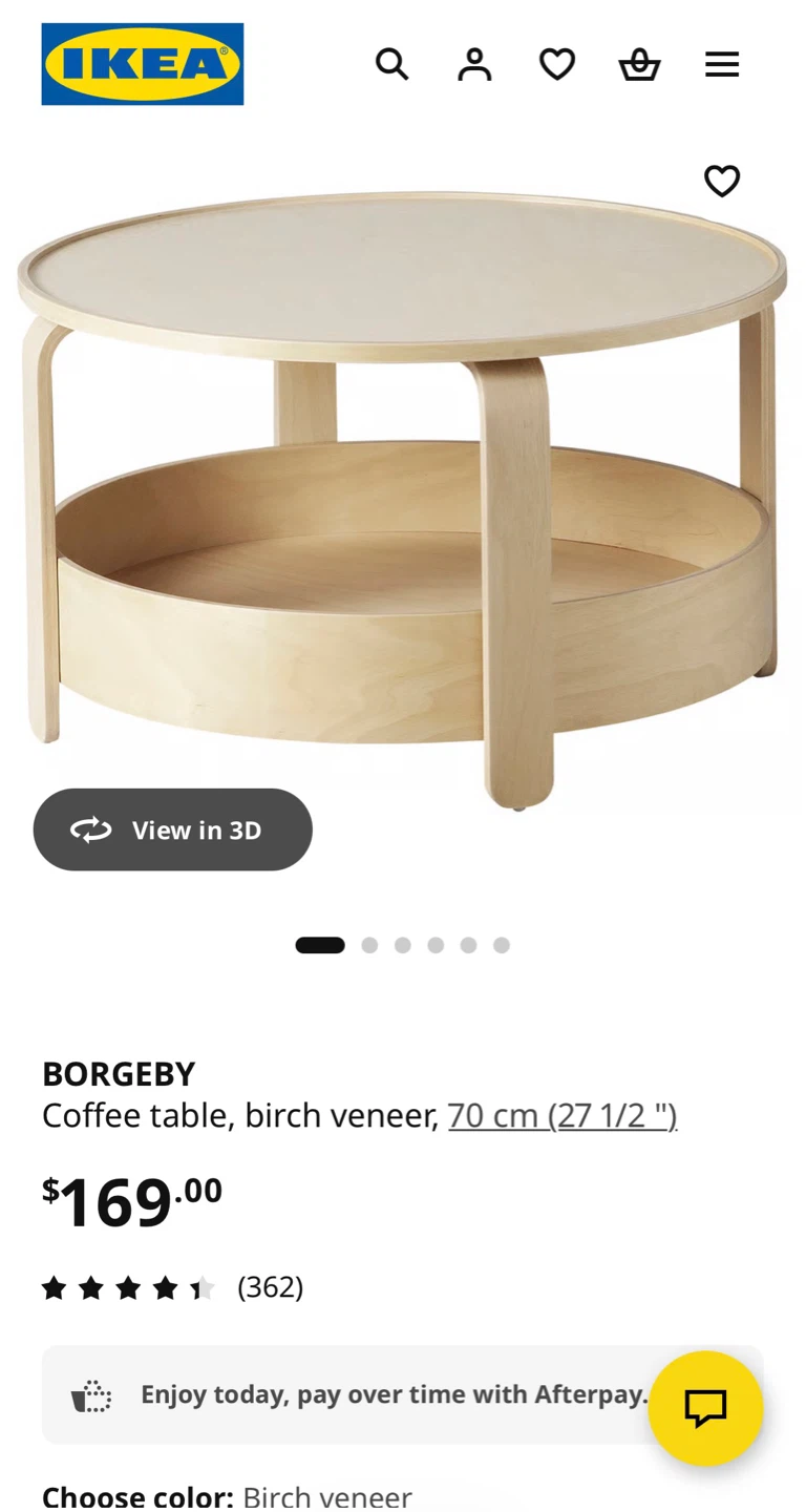Coffee Table - Ikea Borgeby - photo 2