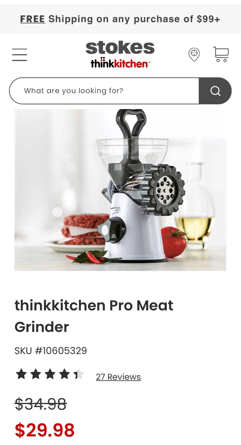 New ThinkKitchen Pro Meat Grinder - photo 3