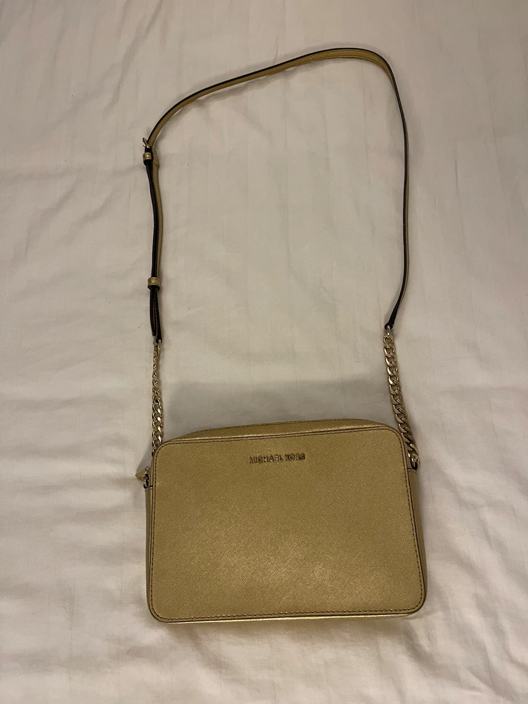 Michael Kors Gold Crossbody Bag