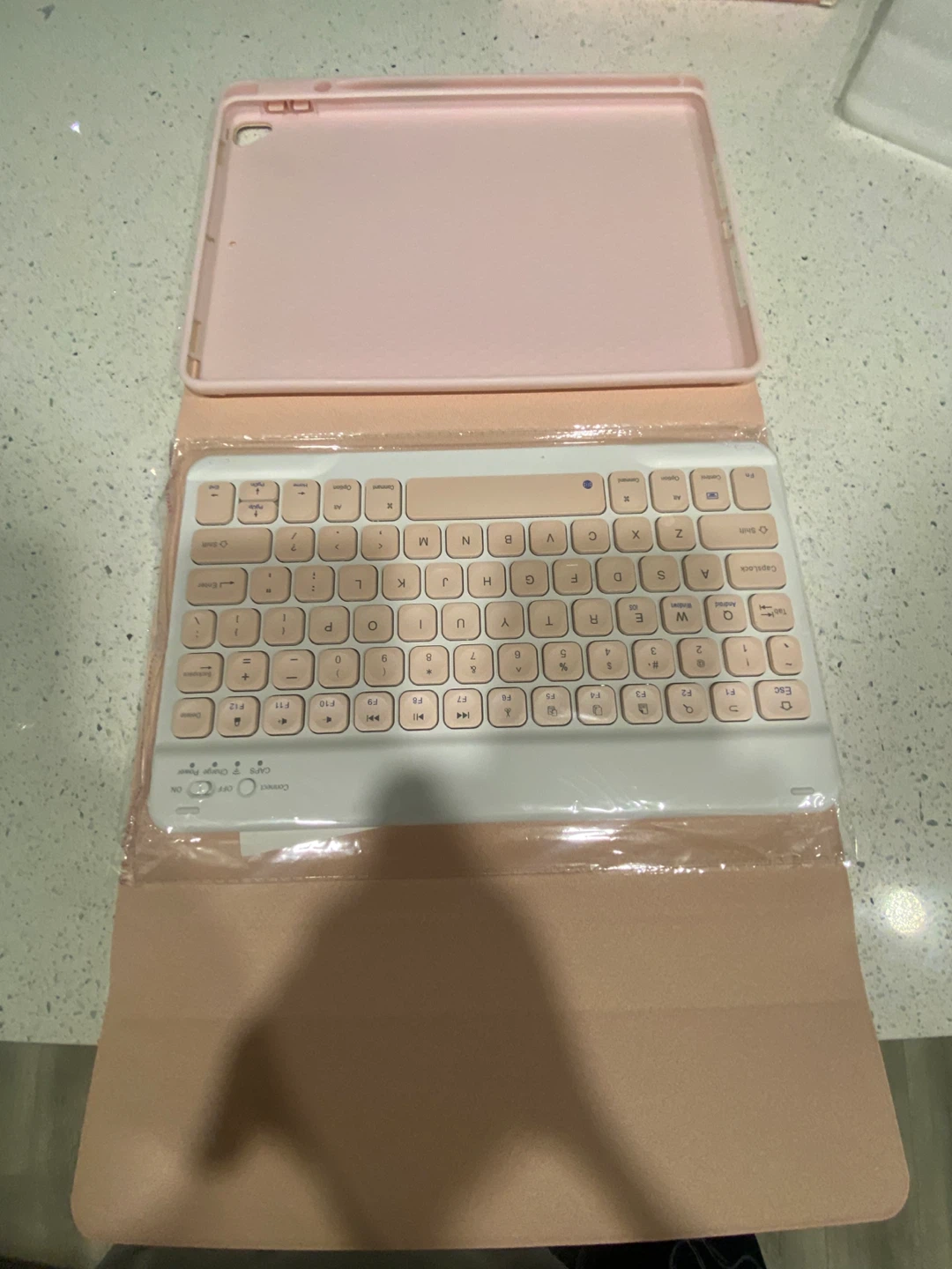 Keyboard Case for iPad 9th Gen, Air 3, Pro 10.5 - Pink - photo 5