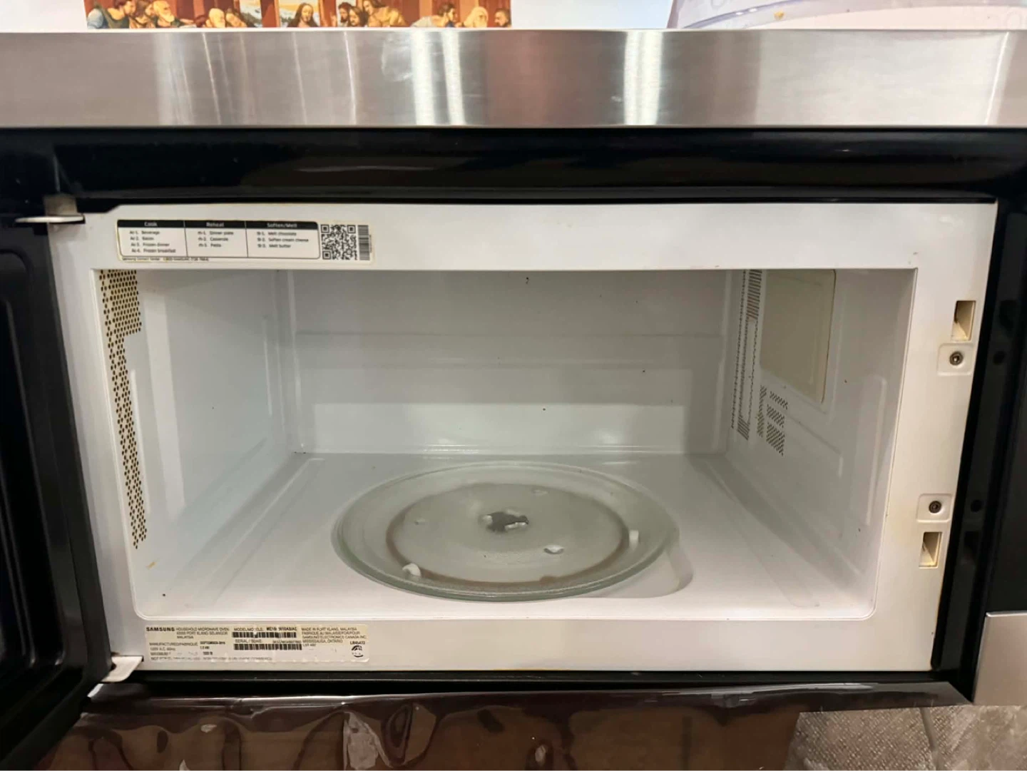 Samsung Over-the-Range Microwave ME16H706 - photo 3