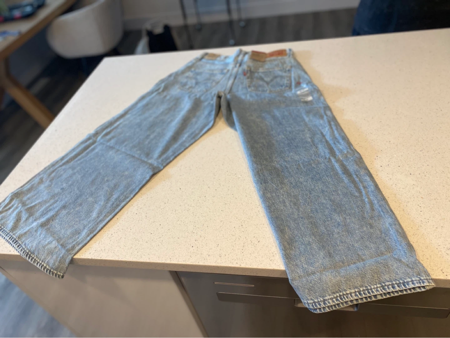 Levi's Women's Baggy Jeans - Light Wash, Size 28x27 - photo 2