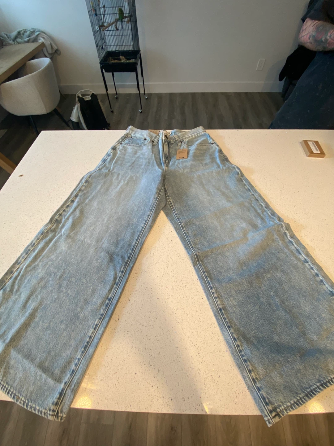 Levi's Women's Baggy Jeans - Light Wash, Size 28x27 - photo 4