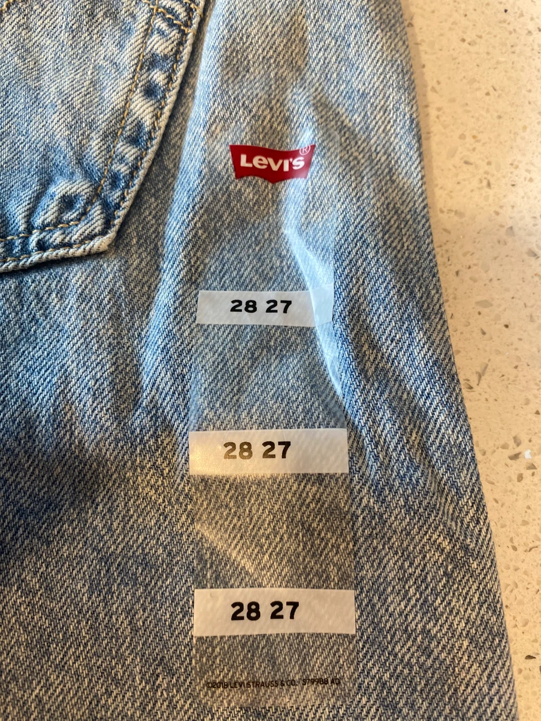 Levi's Women's Baggy Jeans - Light Wash, Size 28x27 - photo 3