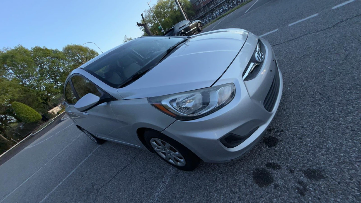 Silver Hyundai Accent Sedan - photo 2