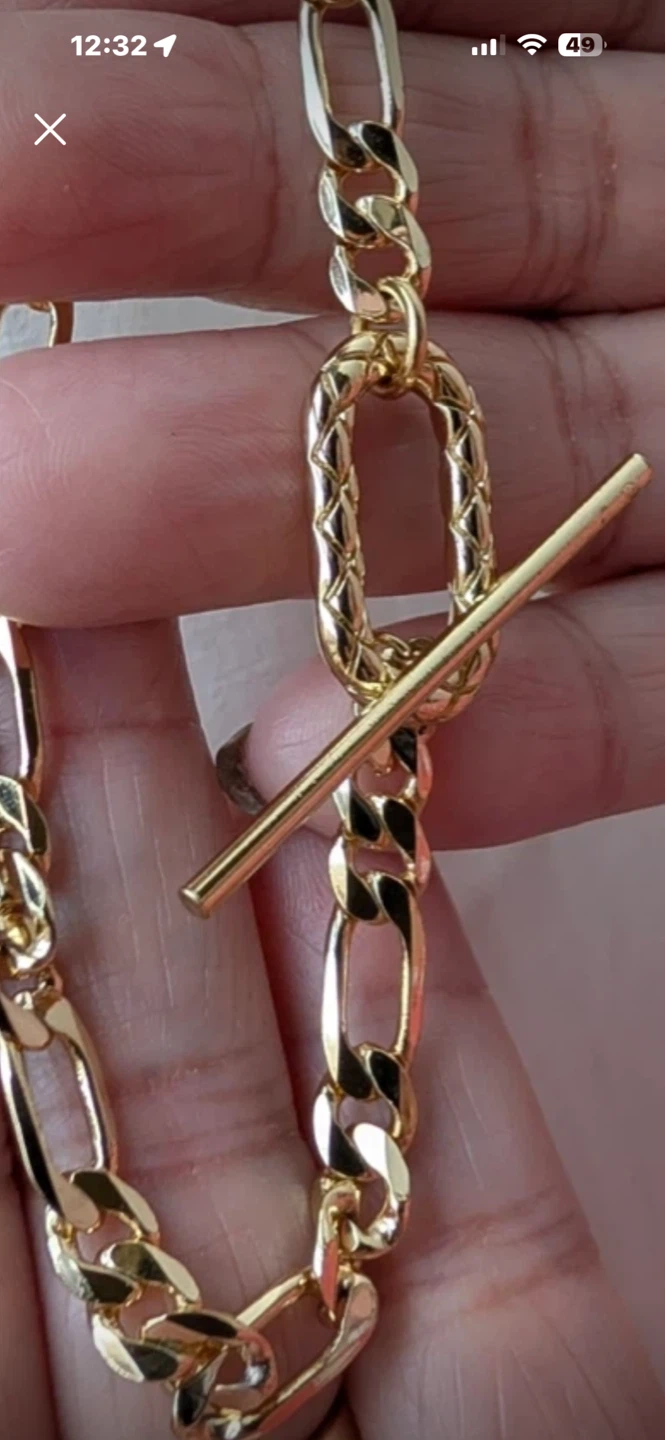 Xp 14k gold laminated Chain Bracelet - photo 2