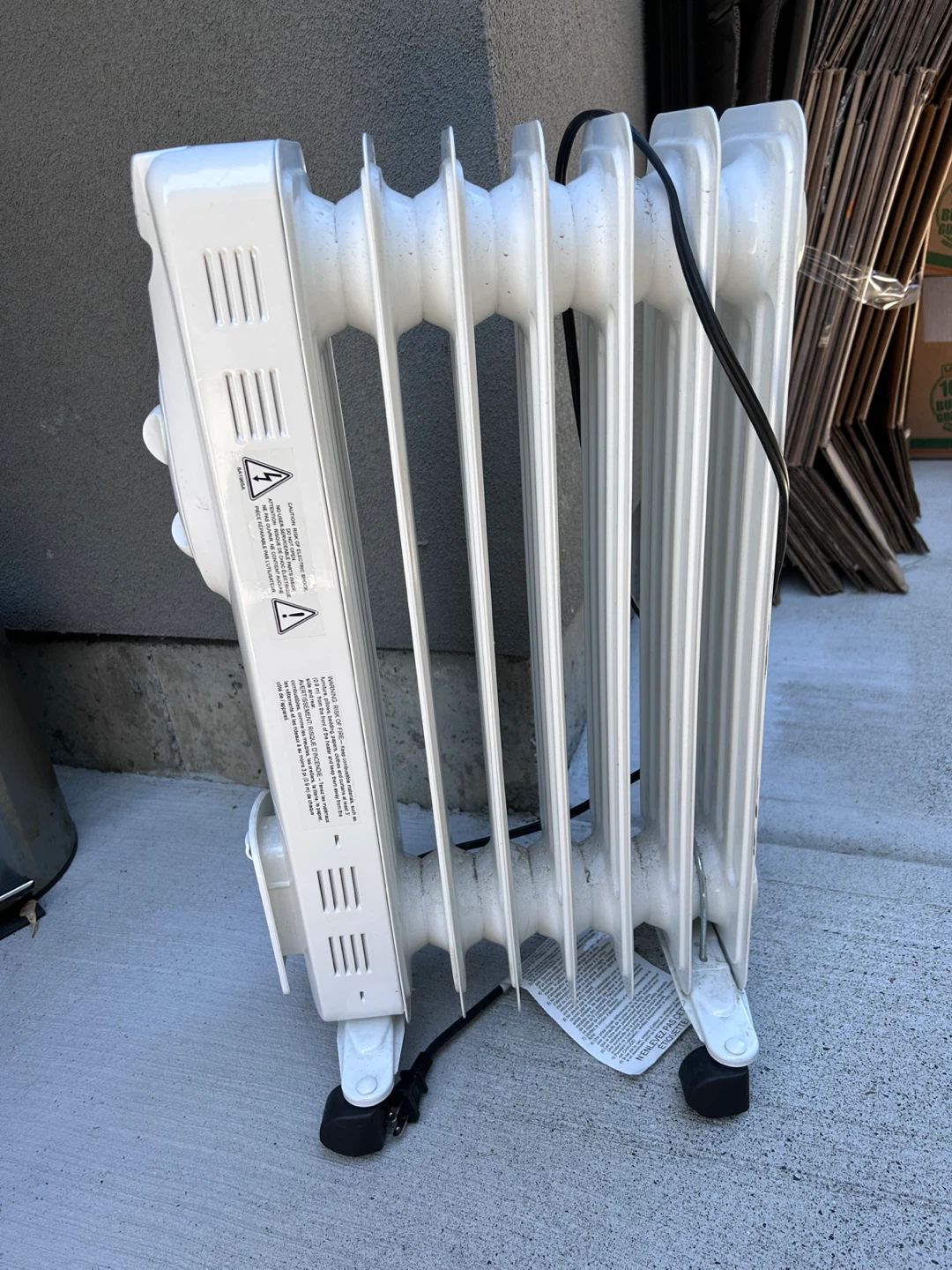 NOMA Oil Filled Radiator Heater - photo 2