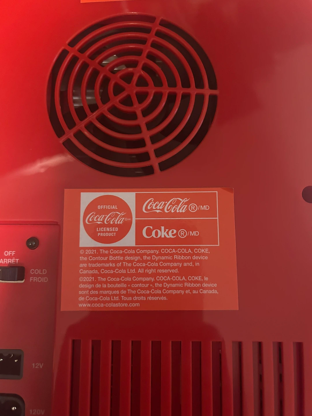 Coca-Cola Mini Fridge KWC-4 - photo 2