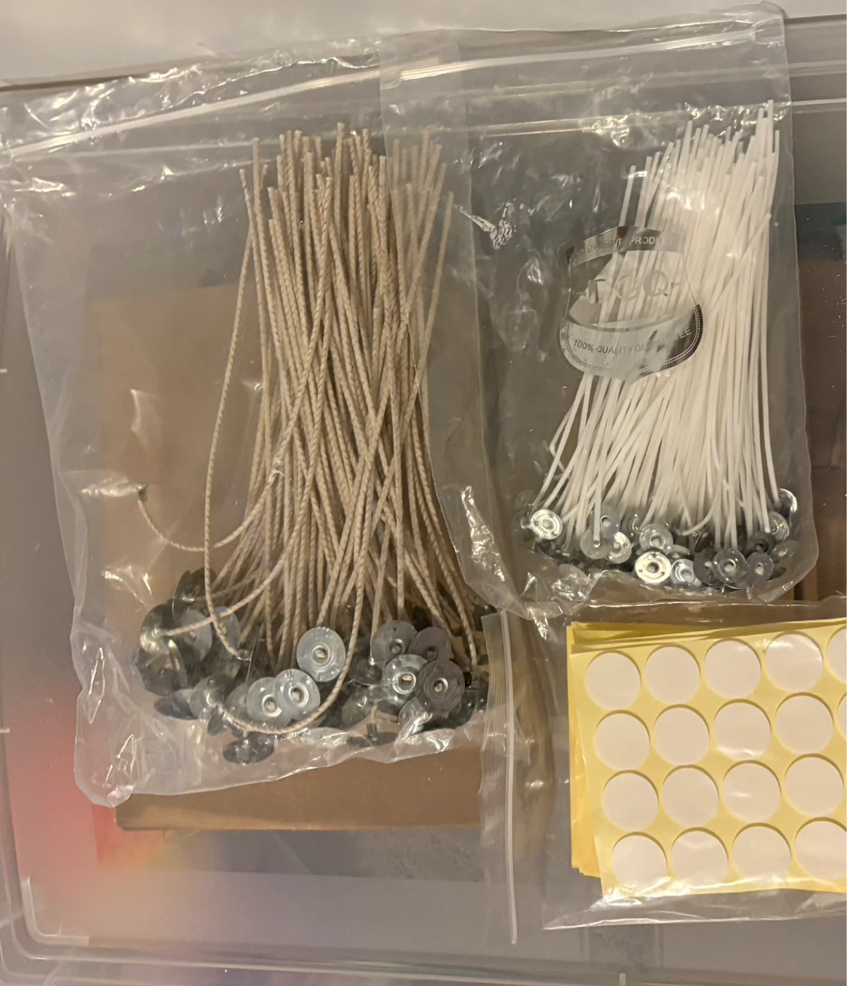 Candle Making Supplies Kit - Black Tins & Wicks - photo 4