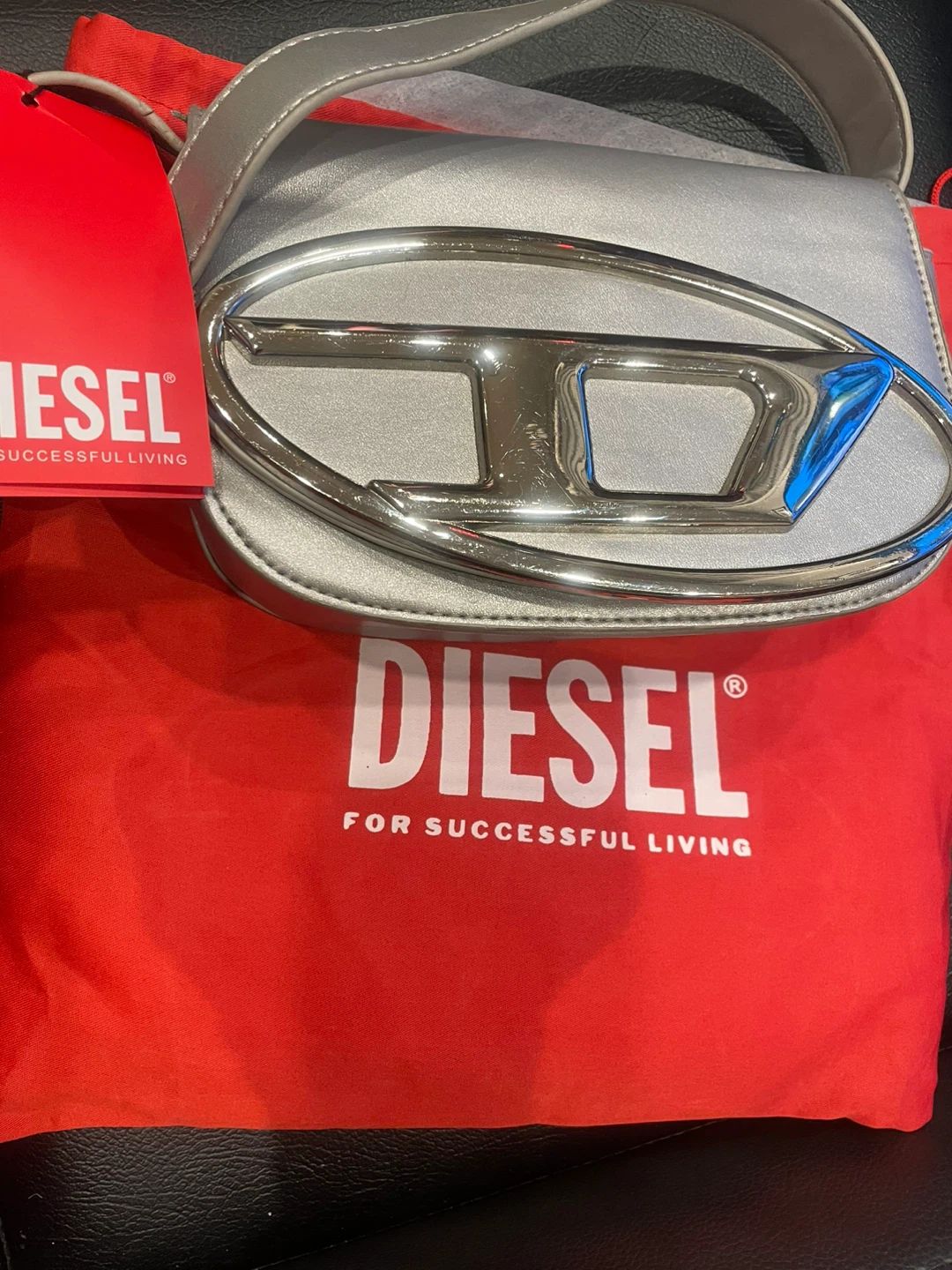 Diesel Silver Shoulder Bag - photo 4
