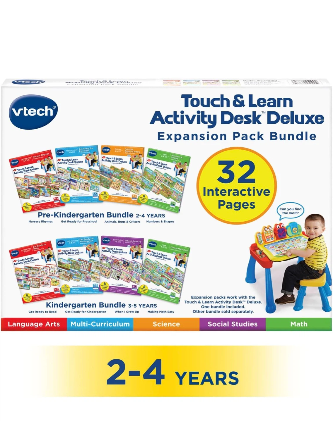 VTech Touch & Learn Activity Desk Deluxe Expansion Pack Bundle - photo 3