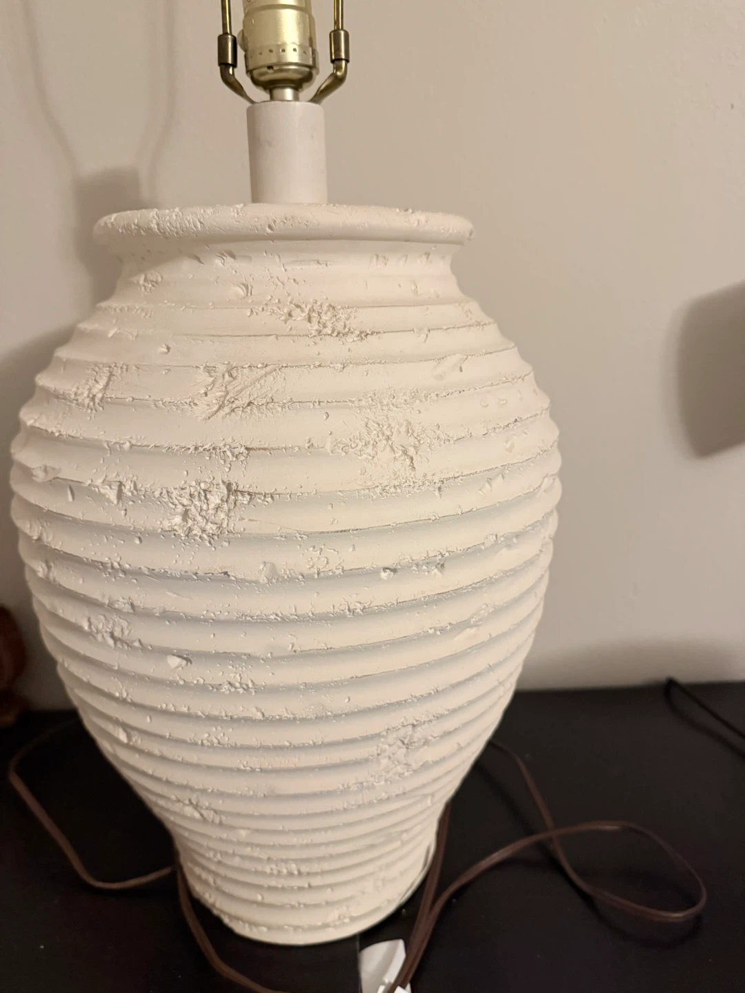 VTG 80’s Circa Handmade Ceramic Table Lamp - photo 4