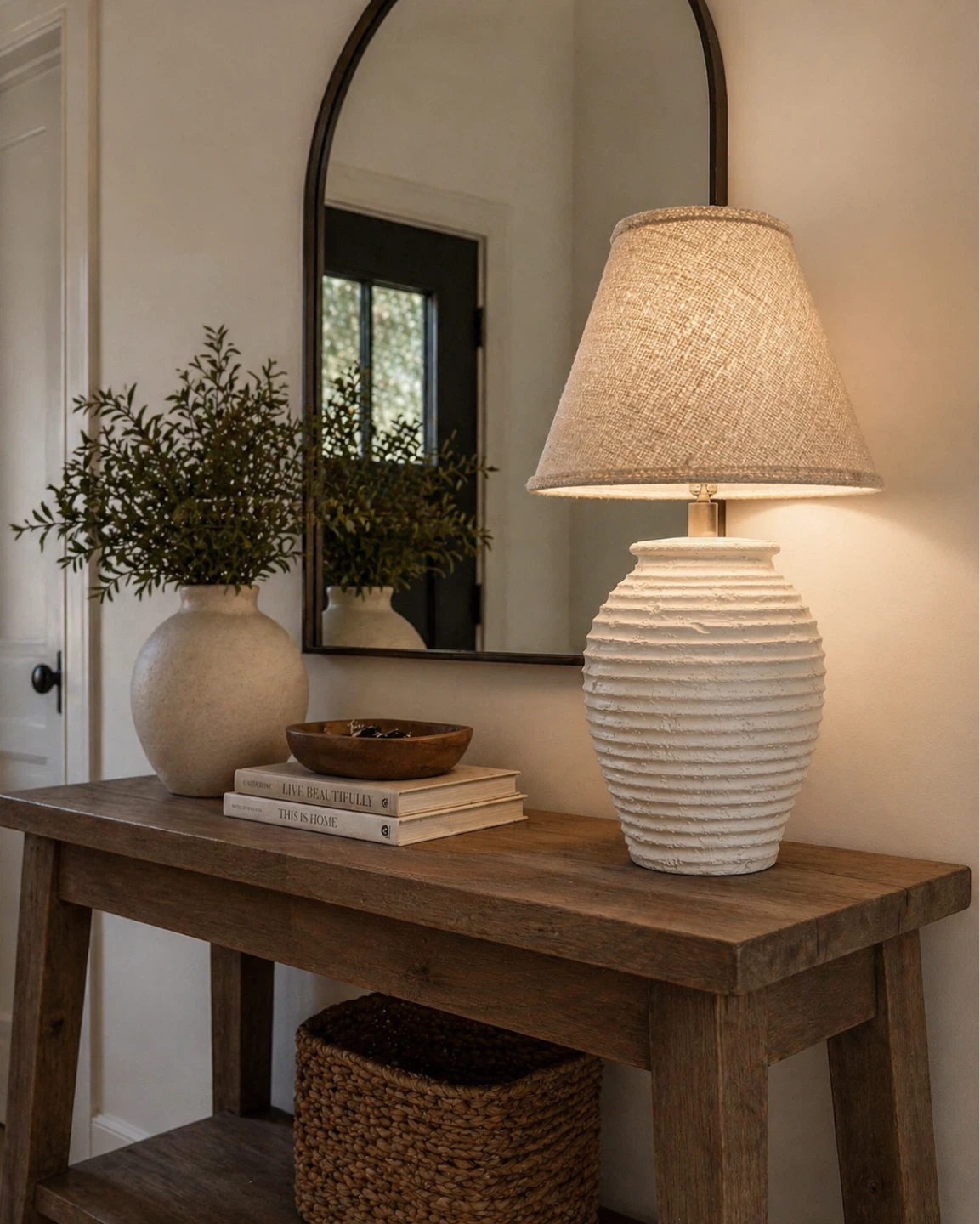 VTG 80’s Circa Handmade Ceramic Table Lamp