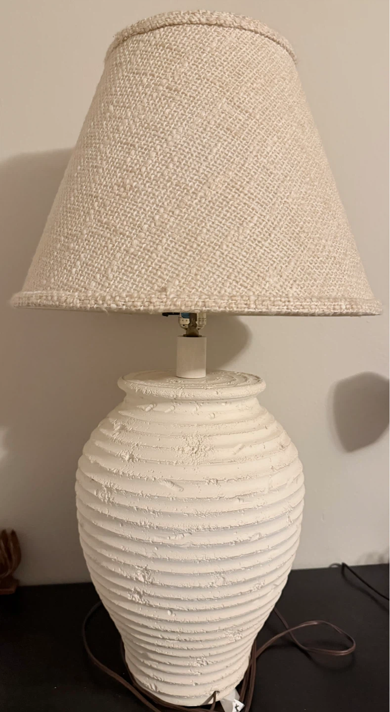 VTG 80’s Circa Handmade Ceramic Table Lamp - photo 2