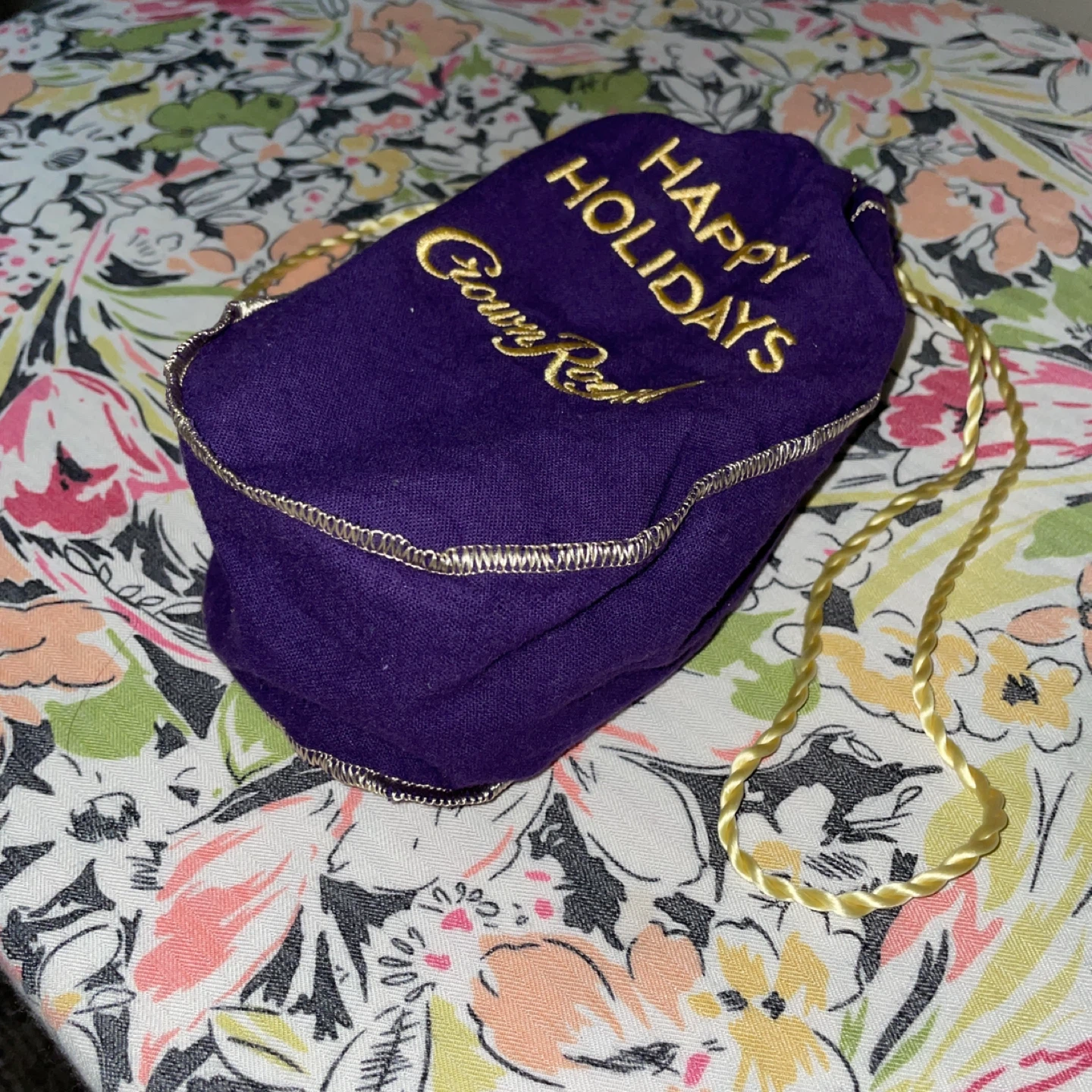 Crown Royale Woven Bag - Purple - photo 2
