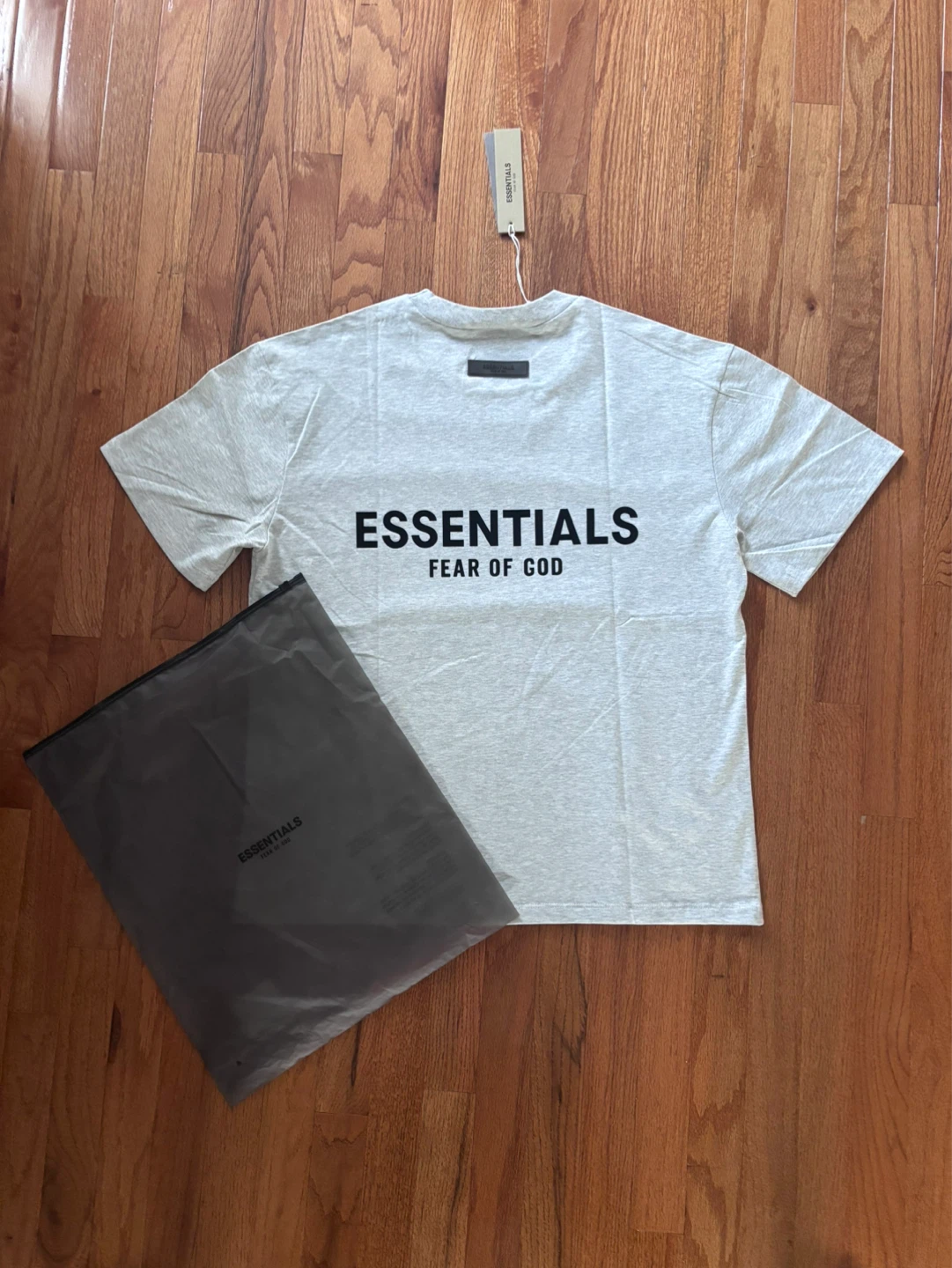 ESSENTIALS Fear of God T-Shirt - Light Grey - Size M - photo 2