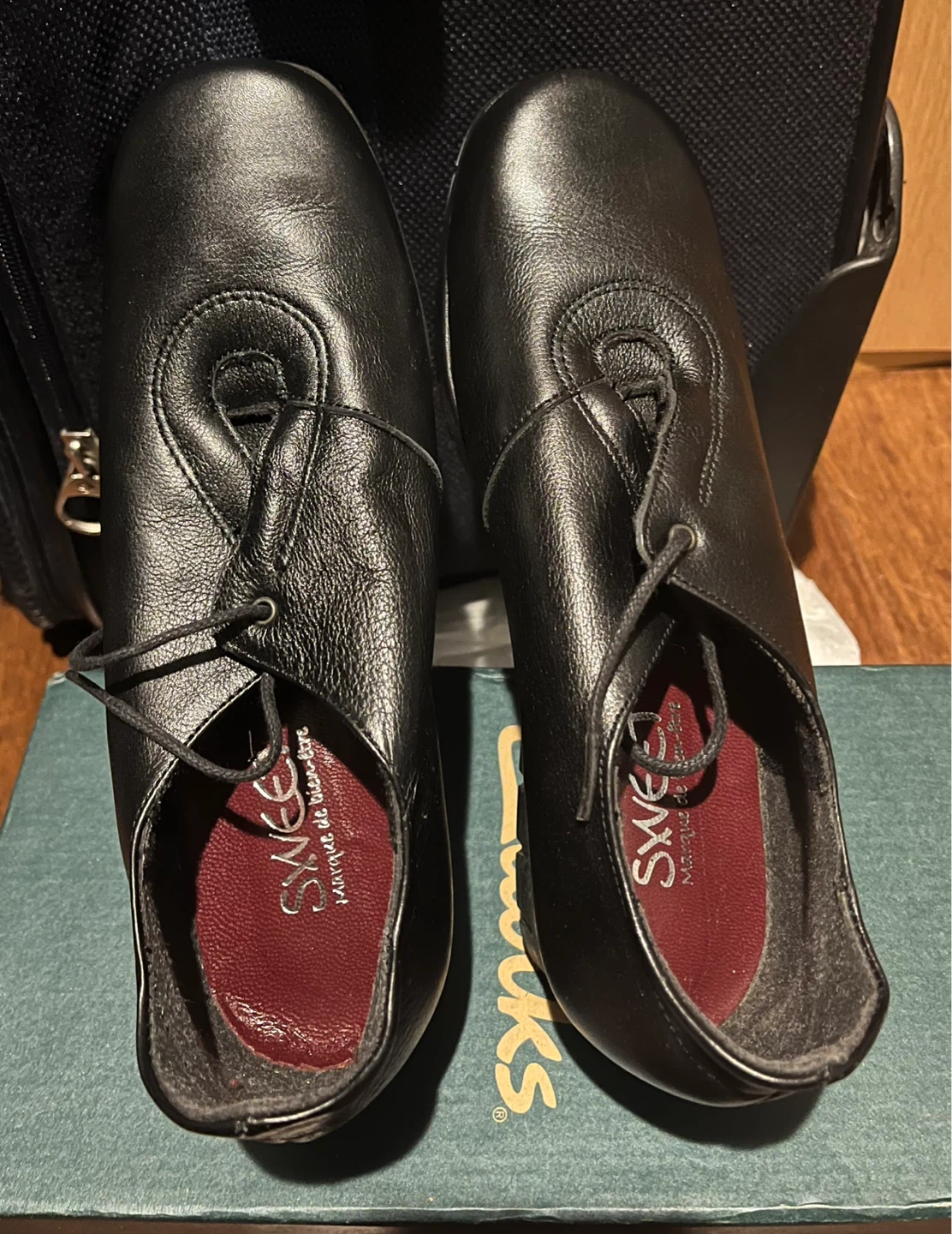 Sweet - Black leather shoes- Size 35