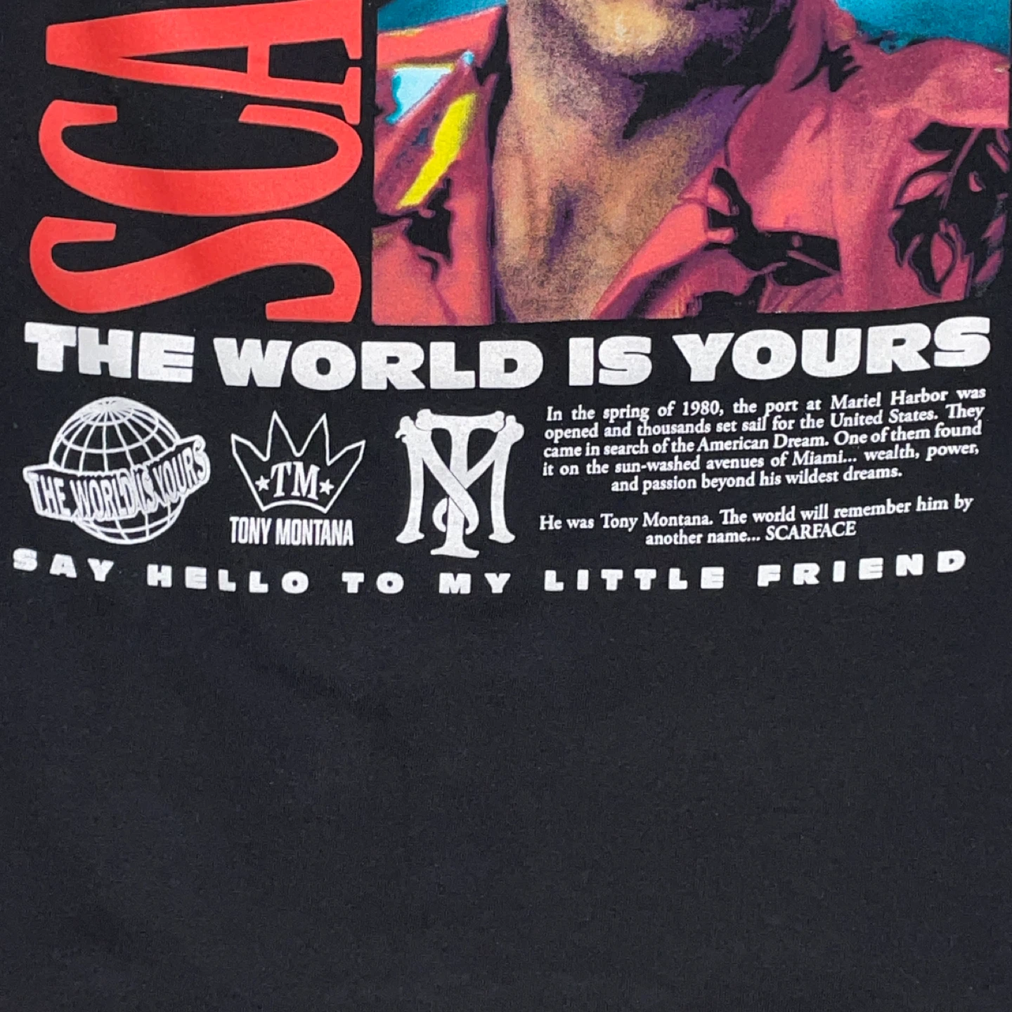 Scarface Graphic Tee - Black (Men's S) - photo 3