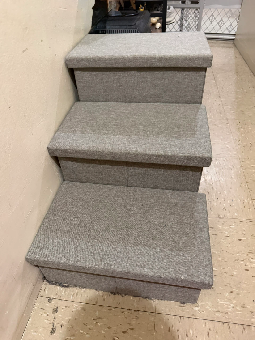 Fecuria 3-Step Dog Stairs