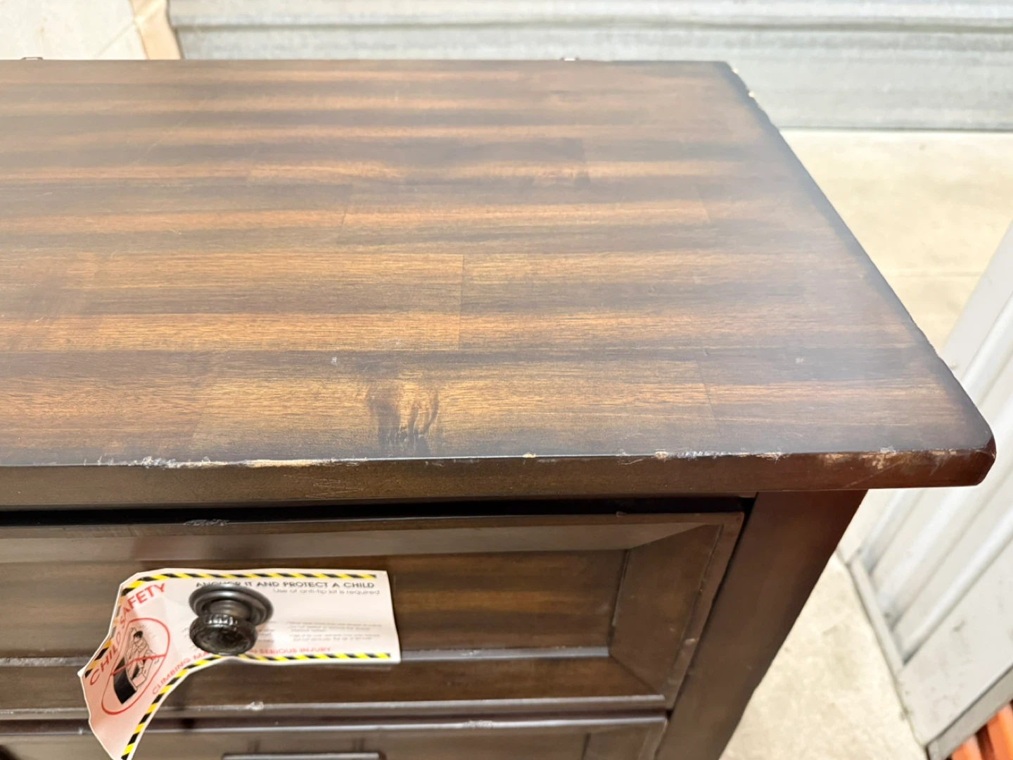New Classic Home Furnishings Nightstand - Dark Wood - photo 4