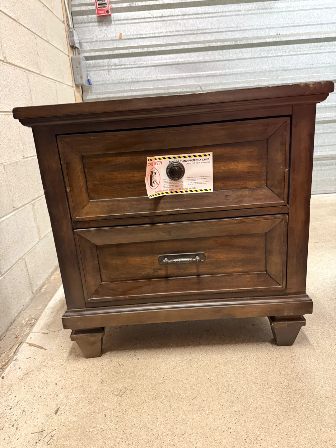 New Classic Home Furnishings Nightstand - Dark Wood - photo 2