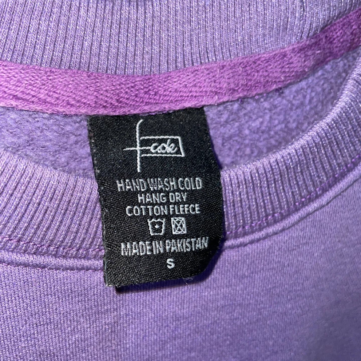 Fade Oversized Sweatshirt - Purple (Men's S) - photo 3