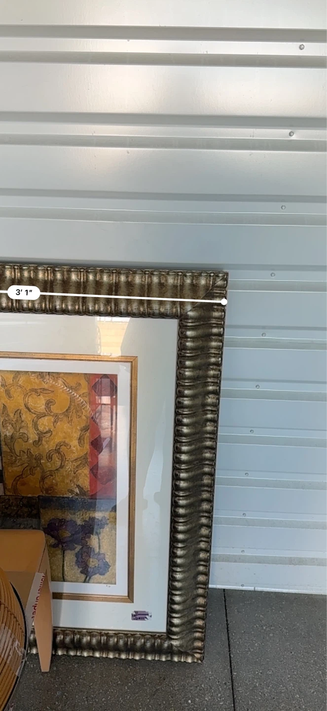 Authenticated & Signed Sean Jacob Artwork in a gold gilded frame - photo 5
